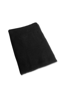 Knitted blanket CO.BI. NUVOLA, BLACK, 140x180