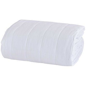 Хлопковое покрывало " Весна " Biancoperla Brasilia 100g White