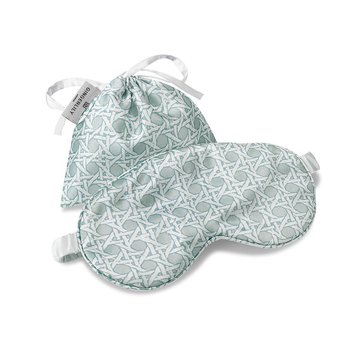 Gingerlily sleep mask - Rattan Blue, 8.3 x 3.9