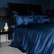 Gingerlily silk duvet cover - Navy, 200x200