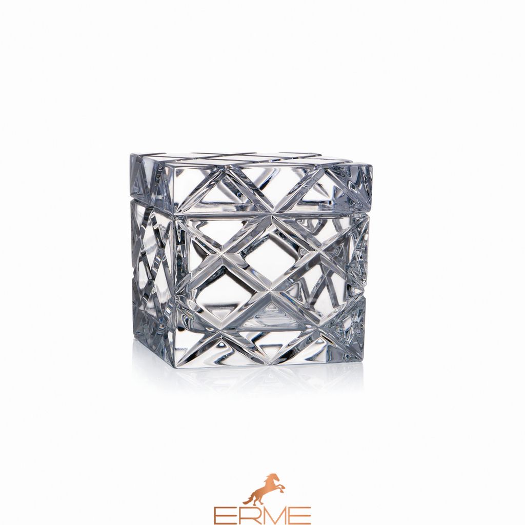 Rogaska Criss Cross - Crystal box, 104 мм, 106 мм