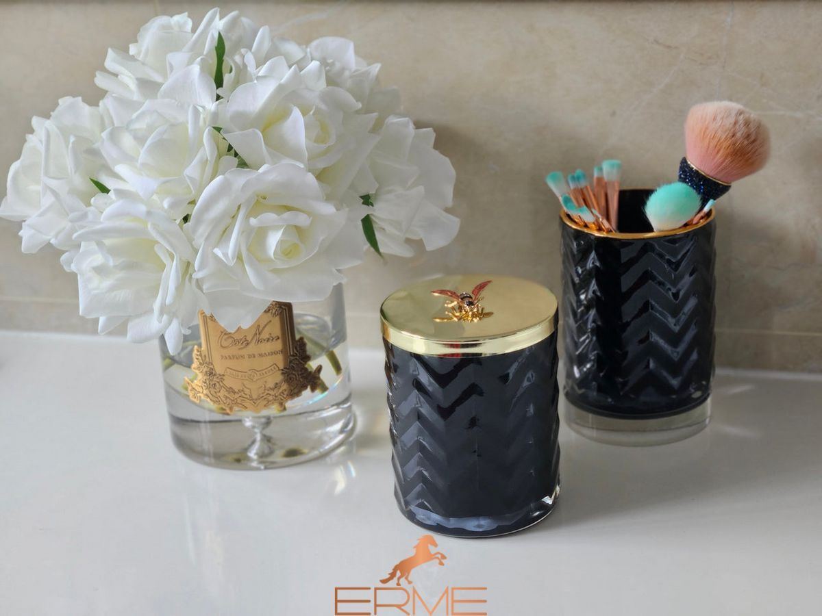 Cote Noire Herringbone scented candle - Queen of the night, Under the order (delivery from 4 weeks), 600 g