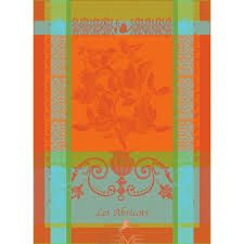 Kitchen towel Coucke Garnier Thiebaut - Les abricots orange