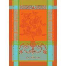 Kitchen towel Coucke Garnier Thiebaut - Les abricots orange