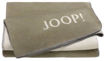 Плед - JOOP! Melange DOUBLEFACE - Oliv-Natur