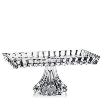 Rogaska Crown Jewel - Прямокутне блюдо на ніжці, 157мм, 350мм