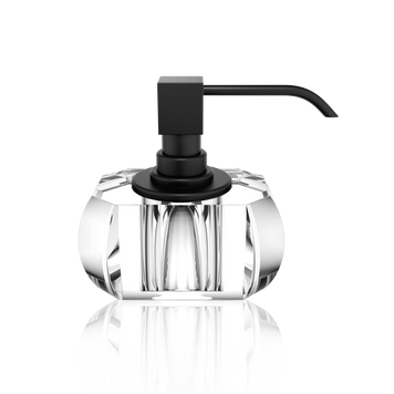 Decor Walter Kristall Capri Дозатор для рідкого мила - Crystal Clear | Black matt