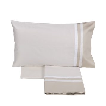 Постільна білизна Fazzini - KUBRIC 60 col. BIANCO SETA/TORRONE