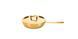 The Luxury Art Mepra Attiva Gold - Stainless pan in gold color, Gold