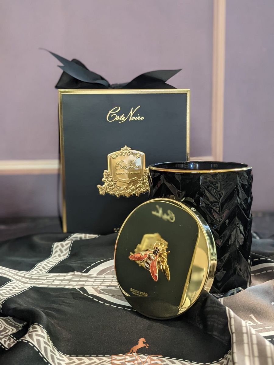 Cote Noire Herringbone scented candle - Queen of the night, Under the order (delivery from 4 weeks), 600 g