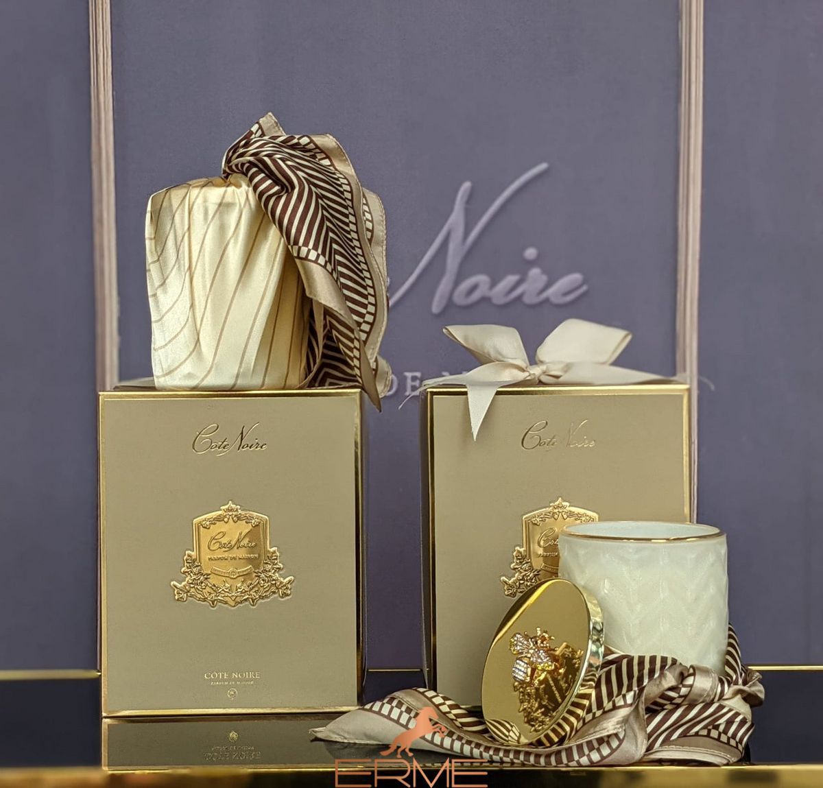 Аромасвічка Cote Noire Herringbone - Блонд ваніль, Під замовлення (доставка від 4-х тижнів), 600 г