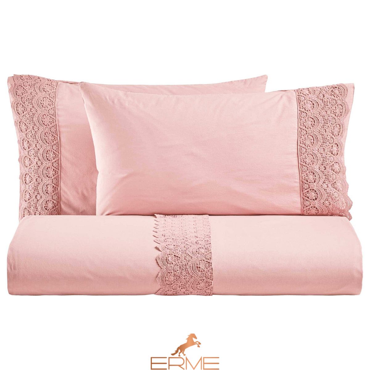 Bed linen Biancoperla - Canastra Shell, 50x75 (2pc), 155x200 (2pc), 270x290