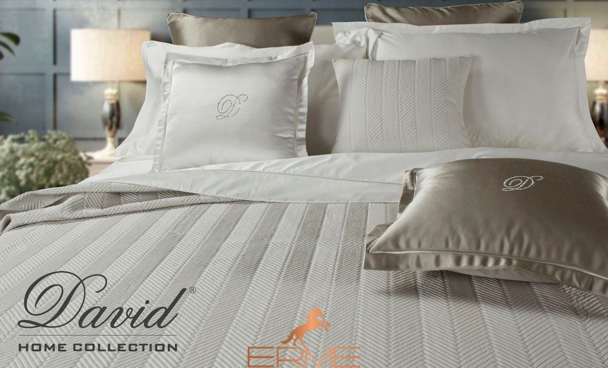 Покрывало легкое David home - Tendenze, Молочный, 270x270