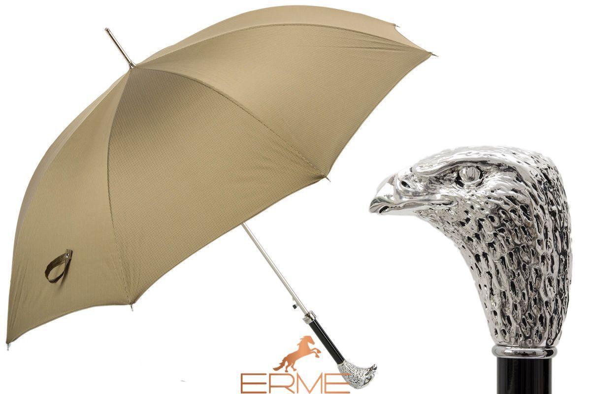Umbrella - SILVER EAGLE, 110 cm, 95,00 сm, For man