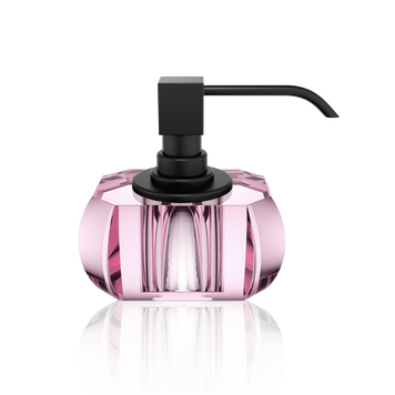 Decor Walter Kristall Capri Дозатор для рідкого мила - Pink | Black matt