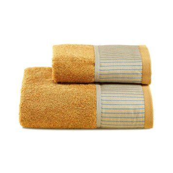 Набор полотенец для лица + гостевое Biancoperla Galles Deluxe Bronzo, 60х110 + 40х60 + 100x140