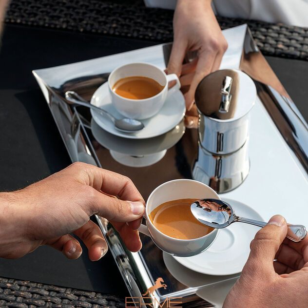 Sambonet Linea Q Silverplated Steel Tray