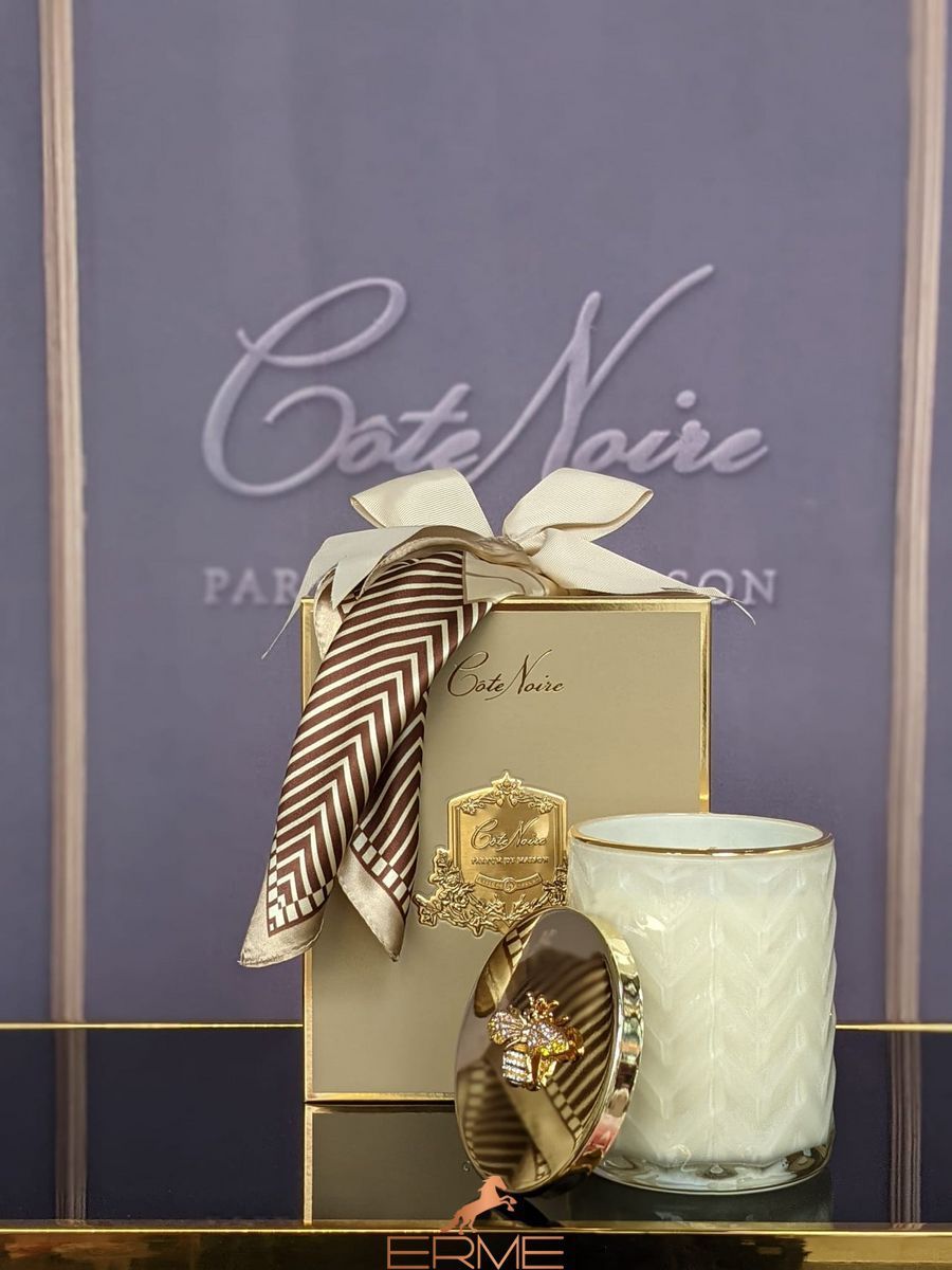 Аромасвічка Cote Noire Herringbone - Блонд ваніль, Під замовлення (доставка від 4-х тижнів), 600 г