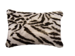 Square fur pillowcase Mansion - White Tiger