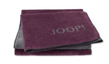 Плед - JOOP! Melange DOUBLEFACE - Beere-Anthrazit