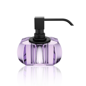 Decor Walter Kristall Capri Дозатор для рідкого мила - Violet | Black matt