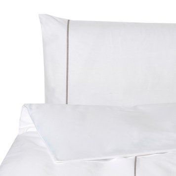 Постельное белье Bovi - Classic Hotel White Taupe