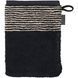Towel Cawoe - Two-tone Schwarz, 30х30