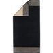 Towel Cawoe - Two-tone Schwarz, 30х30