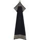 Towel Cawoe - Two-tone Schwarz, 30х30