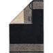 Towel Cawoe - Two-tone Schwarz, 30х30