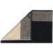 Towel Cawoe - Two-tone Schwarz, 30х30