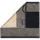 Towel Cawoe - Two-tone Schwarz, 30х30