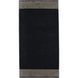 Towel Cawoe - Two-tone Schwarz, 30х30