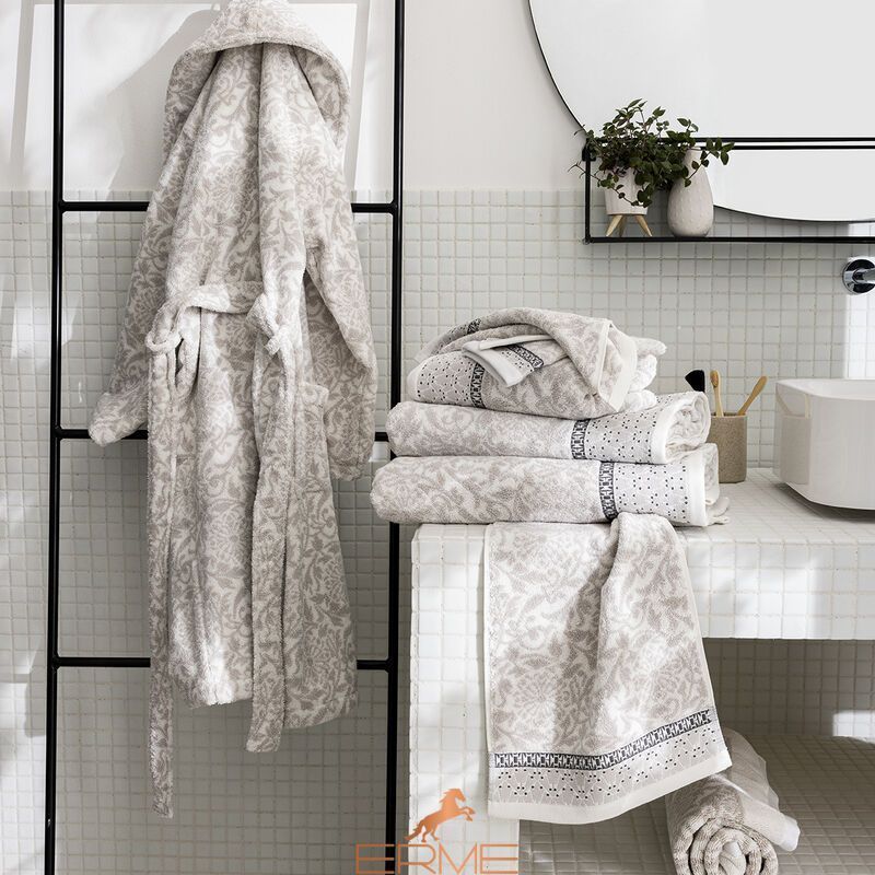 Халат 100% хлопок Le Jacquard Francais Charme Grey (размер S)
