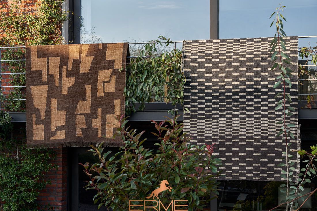 Carpet Serge Lesage - Vibration 2 noir&blanc