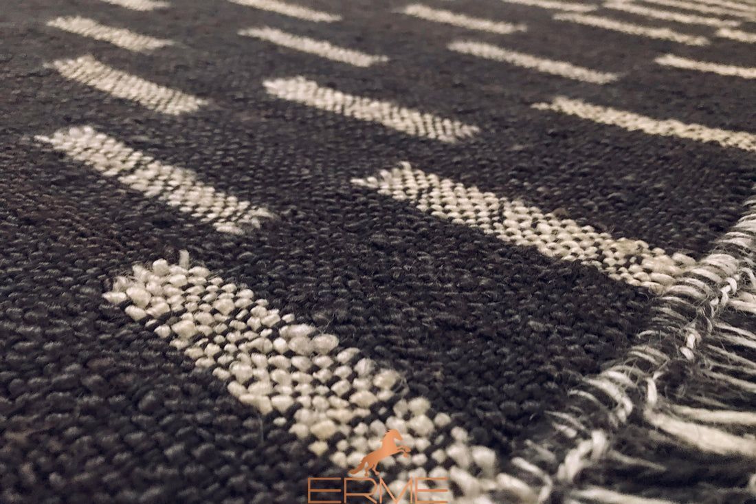Carpet Serge Lesage - Vibration 2 noir&blanc