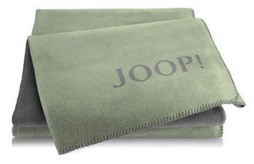 Плед - JOOP! Uni  DOUBLEFACE - Oliv-Stein