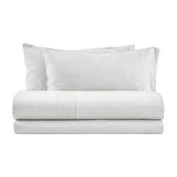 Bed linen Biancoperla - Nantes Oyster, 50x75 (2pc), 155x200 (2pc), 270x290