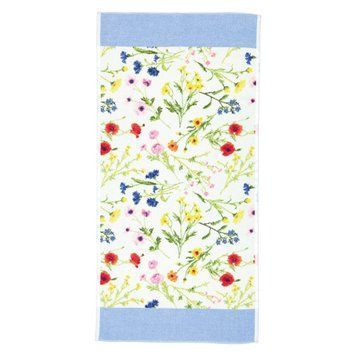 Towel Feiler - FLOWER MEADOW blue 50x100