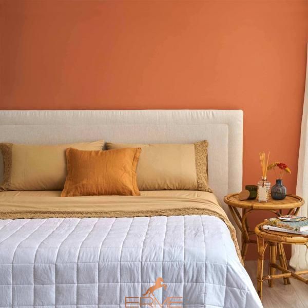 Хлопковое покрывало " Весна " Biancoperla Brasilia 100g Ostrica