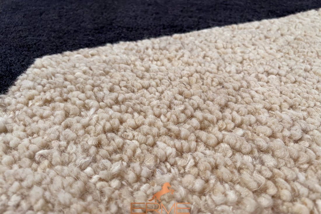 Carpet Serge Lesage - Limaa col noir & blanc