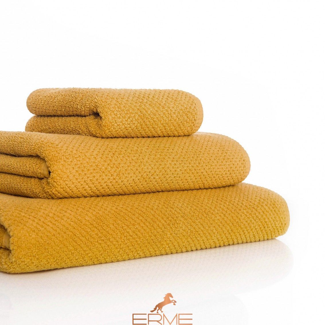 Рушник Graccioza Bee Waffle Camel 100% бавовна (30x30 см)