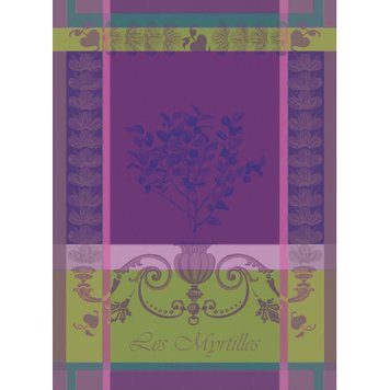 Kitchen towel Coucke Garnier Thiebaut - Myrtilles violet