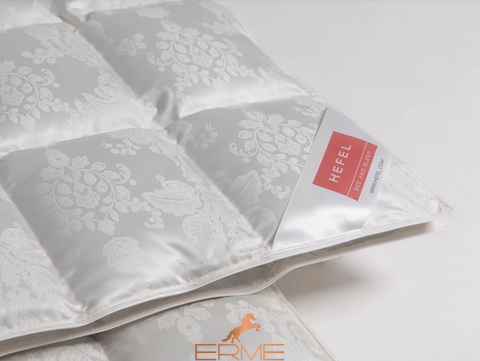 Одеяло гагачий пух в шелке Hefel Eiderdown GD Демисезонное, 140x200, 480 гр
