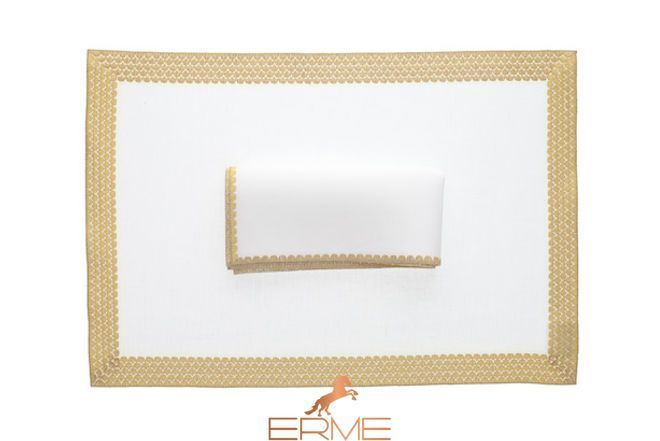 Weissfee serving mat - Riva Gold