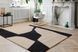 Carpet Serge Lesage - Limaa col noir & blanc