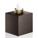 Decor Walter - Tissue box Club - Dark bronze | Gold matt