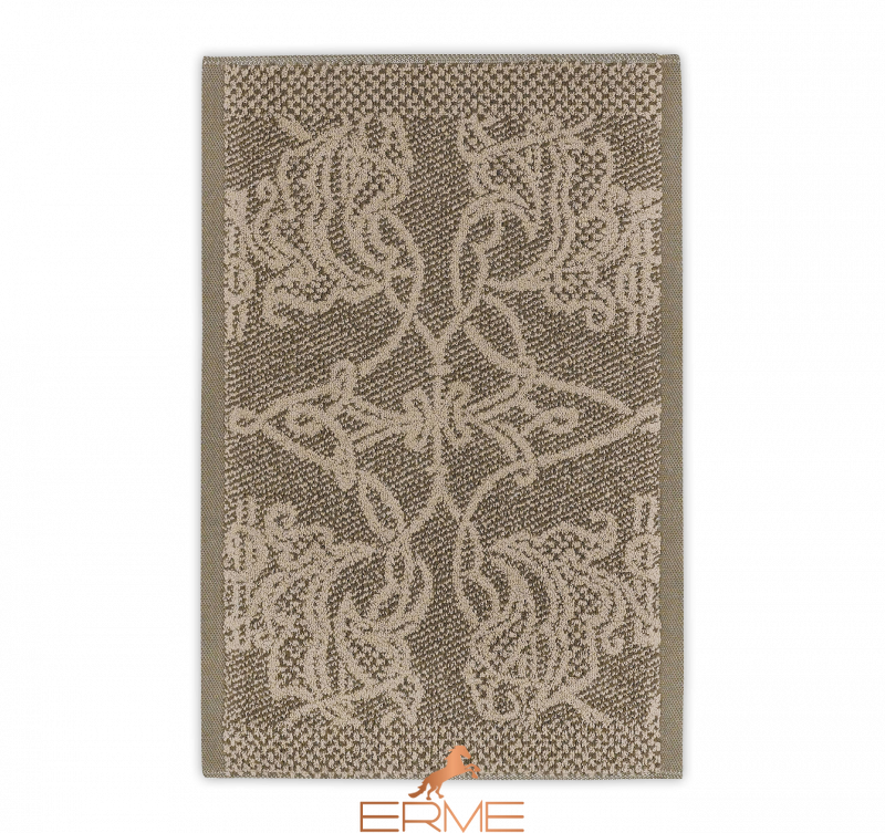 Towel Leitner Leinen - Mariage - 436 col.Terra 77(30x30 сm)