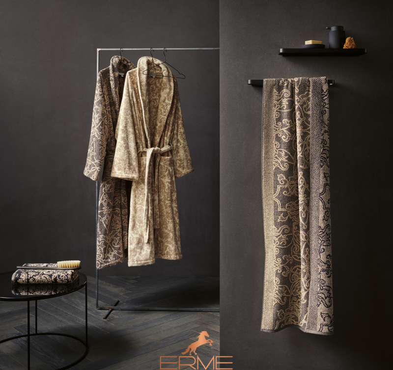 Towel Leitner Leinen - Mariage - 436 col.Terra 77(30x30 сm)
