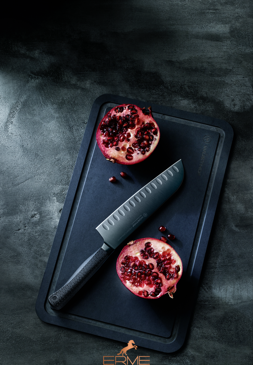 Wusthof - Performer Precision Santoku with hollow edge